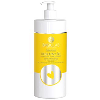 BasicLab Famillias, delikatny żel do mycia, od 1 miesiąca, 500 ml - zdjęcie produktu