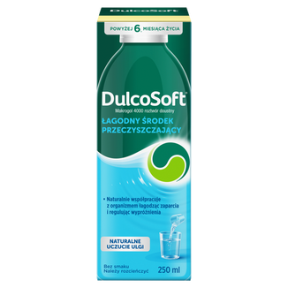 DulcoSoft, roztwór doustny  dla dzieci od 6 miesiąca i dorosłych, 250 ml USZKODZONE OPAKOWANIE - zdjęcie produktu