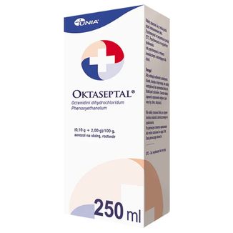 Oktaseptal (0,1 g + 2 g)/ 100 g, aerozol na skórę, 250 ml USZKODZONE OPAKOWANIE - zdjęcie produktu