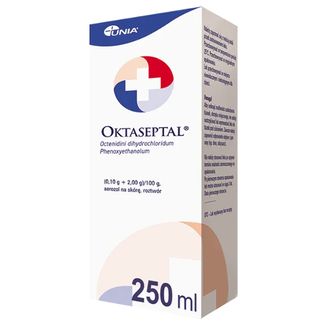 Oktaseptal (0,1 g + 2 g)/ 100 g, aerozol na skórę, 250 ml - zdjęcie produktu