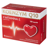 Koenzym Q10 + Witamina E, 120 kapsułek USZKODZONE OPAKOWANIE - miniaturka zdjęcia produktu