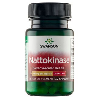 Swanson Nattokinase, nattokinaza 2000 FU 100 mg, 30 kapsułek - zdjęcie produktu