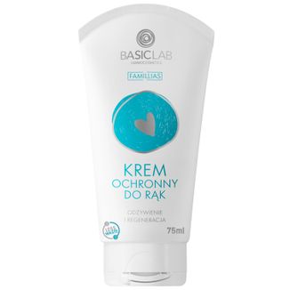 BasicLab Famillias, krem ochronny do rąk, 75 ml - zdjęcie produktu