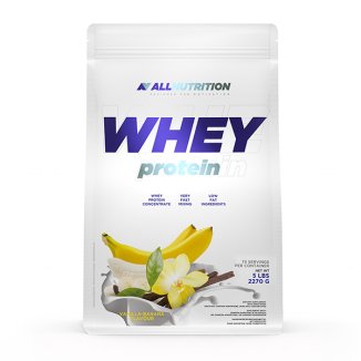 Allnutrition Whey Protein, smak waniliowo-bananowy, 908 g Allnutrition Whey Protein, smak waniliowo-bananowy, 908 g - zdjęcie produktu