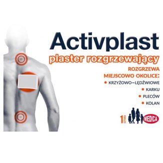 ActivPlast, plaster rozgrzewający, 1 sztuka ActivPlast, plaster rozgrzewający, 1 sztuka - zdjęcie produktu