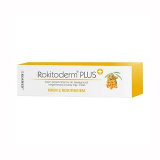 Kosmed Rokitoderm Plus+, krem z rokitnikiem do pielęgnacji i regeneracji twarzy, rąk i ciała, 20 ml - zdjęcie produktu