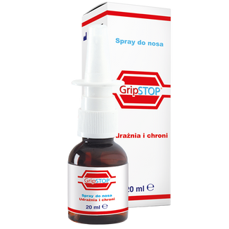 Grip Stop, spray do nosa, 20 ml KRÓTKA DATA Grip Stop, spray do nosa, 20 ml KRÓTKA DATA - zdjęcie produktu