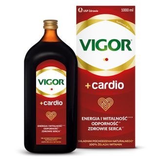 Vigor+ Cardio, tonik bezalkoholowy, 1000 ml - zdjęcie produktu