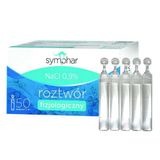 Symphar, fizjologiczny roztwór NaCl 0,9%, ampułki, 50 x 5 ml USZKODZONE OPAKOWANIE - miniaturka zdjęcia produktu