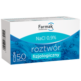 Symphar, fizjologiczny roztwór NaCl 0,9%, ampułki, 50 x 5 ml - miniaturka zdjęcia produktu