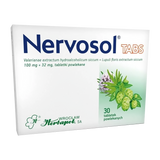 Nervosol Tabs 100 mg + 32 mg, 30 tabletek USZKODZONE OPAKOWANIE - miniaturka zdjęcia produktu