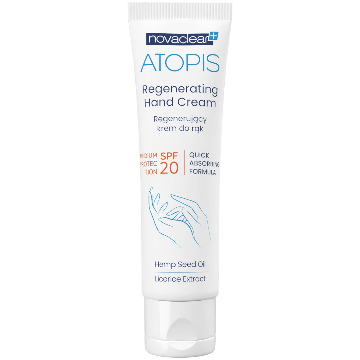 Novaclear Novaclear Atopis, Handcreme z biologisch Öl mit Hanf, SPF 20, 50 ml — Inhaltsstoffe und Bewertung