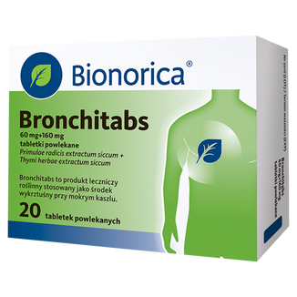 Bronchitabs 60 mg + 160 mg, 20 tabletek KRÓTKA DATA - zdjęcie produktu