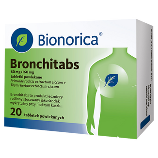 Bronchitabs 60 mg + 160 mg, 20 tabletek - zdjęcie produktu