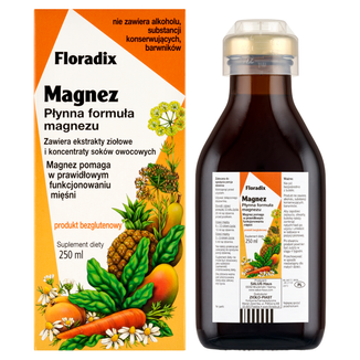 Floradix Magnez, 250 ml USZKODZONE OPAKOWANIE - zdjęcie produktu