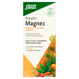 Floradix Magnez, 250 ml - zdjęcie produktu