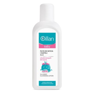 Oillan Baby, płyn do mycia i kąpieli 2w1, od urodzenia, 400 ml + 400 ml w prezencie - 3 Oillan Baby, płyn do mycia i kąpieli 2w1, od urodzenia, 400 ml + 400 ml w prezencie - 3 - zdjęcie produktu