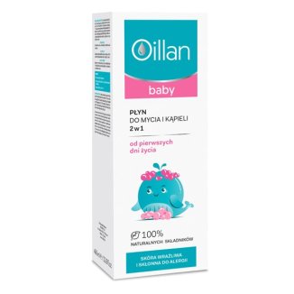 Oillan Baby, płyn do mycia i kąpieli 2w1, od urodzenia, 400 ml + 400 ml w prezencie - 4 Oillan Baby, płyn do mycia i kąpieli 2w1, od urodzenia, 400 ml + 400 ml w prezencie - 4 - zdjęcie produktu