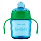 Avent, kubek niekapek z silikonowym ustnikiem i uchwytami, niebieski, SCF551/05, po 6 miesiącu, 200 ml - miniaturka zdjęcia produktu