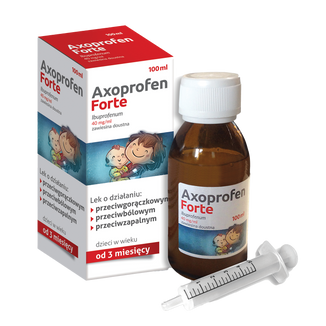 Axoprofen Forte 40 mg/ ml, zawiesina doustna od 3 miesiąca, 100 ml USZKODZONE OPAKOWANIE - zdjęcie produktu