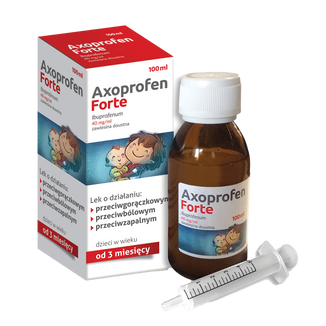 Axoprofen Forte 40 mg/ ml, zawiesina doustna od 3 miesiąca, 100 ml - zdjęcie produktu