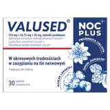 Valused Noc Plus 154 mg + 34,75 mg + 20 mg, 30 tabletek powlekanych - miniaturka zdjęcia produktu