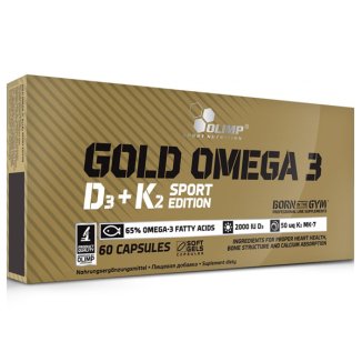 Gold Omega 3 D3 + K2 Sport Edition, 60 kapsułek - zdjęcie produktu