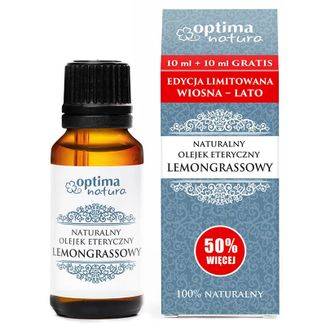 Optima Natura, naturalny olejek eteryczny, trawa cytrynowa, 20 ml - zdjęcie produktu