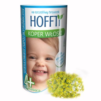 Hoffti Koper włoski, granulowany napój błyskawiczny powyżej 4 miesiąca, 180 g - zdjęcie produktu
