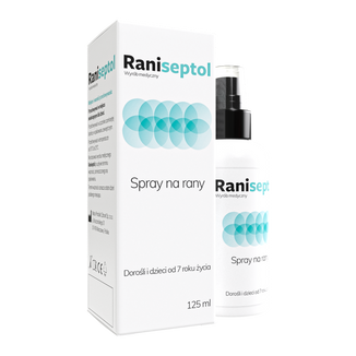 Raniseptol, spray na rany, 125 ml USZKODZONE OPAKOWANIE - zdjęcie produktu
