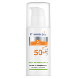 Pharmaceris S Medi Acne Protect, krem ochronny, dla skóry trądzikowej, mieszanej i tłustej, SPF 50+, 50 ml USZKODZONE OPAKOWANIE - miniaturka zdjęcia produktu