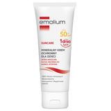 Emolium Suncare, mineralny krem ochronny dla dzieci od 1 dnia życia i dorosłych, SPF 50+, 50 ml KRÓTKA DATA - miniaturka zdjęcia produktu