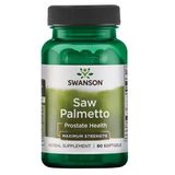 Swanson Saw Palmetto 320 mg, palma sabałowa, 60 kapsułek żelowych - miniaturka zdjęcia produktu