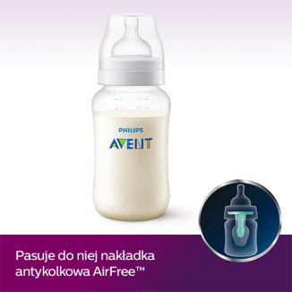 Avent Anti-Colic, butelka antykolkowa ze smoczkiem o średnim przepływie, SCF 816/ 17, powyżej 3 miesiąca, 330 ml - 4 Avent Anti-Colic, butelka antykolkowa ze smoczkiem o średnim przepływie, SCF 816/ 17, powyżej 3 miesiąca, 330 ml - 4 - zdjęcie produktu