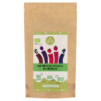 Helpa Czary Mamy Bio Owocowe Różdżki Smaku, owoce liofilizowane, 10 x 2 g Helpa Czary Mamy Bio Owocowe Różdżki Smaku, owoce liofilizowane, 10 x 2 g - zdjęcie produktu