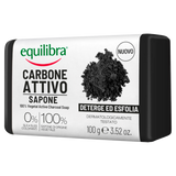 Equilibra Carbone Attivo, mydło oczyszczające, 100% roślinne, z aktywnym węglem, 100 g - miniaturka zdjęcia produktu