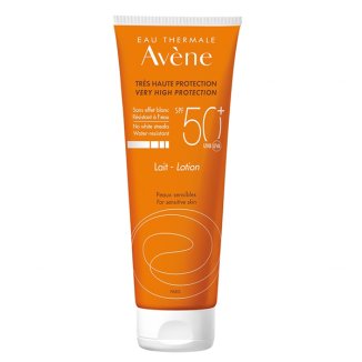 Avene Sun, mleczko ochronne do ciała, skóra wrażliwa, SPF50+, 250 ml Avene Sun, mleczko ochronne do ciała, skóra wrażliwa, SPF50+, 250 ml - zdjęcie produktu