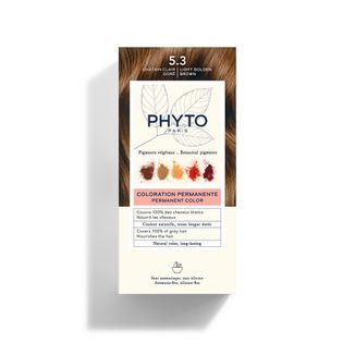Phyto Color, farba do włosów, 5.3 jasny złoty kasztan, 50 ml - zdjęcie produktu