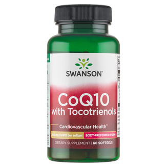 Swanson CoQ10 with Tocotrienols, koenzym Q10 200 mg i tokotrienole 20 mg, 60 kapsułek żelowych - zdjęcie produktu
