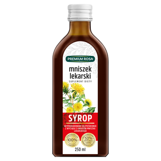 Premium Rosa Mniszek Lekarski, syrop, 250 ml - zdjęcie produktu
