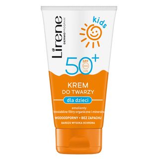 Lirene Sun Kids, krem do twarzy chroniący przed słońcem, od 7 miesiąca, SPF50 +, 50 ml - miniaturka  zdjęcia produktu