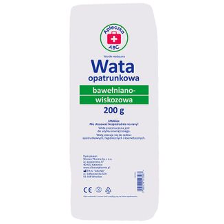 Apteczka ABC, wata, bawełna-wiskoza, 200 g - zdjęcie produktu