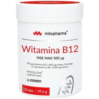 Mito-Pharma, Witamina B12 MSE Max, 120 kapsułek - zdjęcie produktu