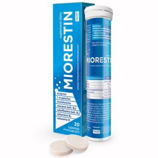 Miorestin, 20 tabletek musujących - zdjęcie produktu
