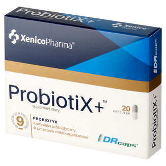 ProbiotiX+, 20 kapsułek KRÓTKA DATA ProbiotiX+, 20 kapsułek KRÓTKA DATA - zdjęcie produktu