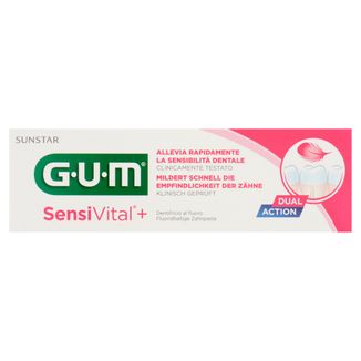 Sunstar Gum SensiVital+, pasta do zębów wrażliwych, 75 ml - zdjęcie produktu