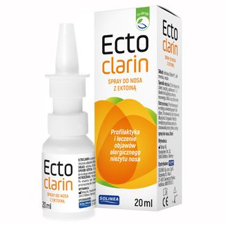 Ectoclarin, spray do nosa z ektoiną, 20 ml KRÓTKA DATA - zdjęcie produktu