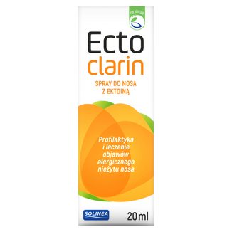 Ectoclarin, spray do nosa z ektoiną, 20 ml Ectoclarin, spray do nosa z ektoiną, 20 ml - zdjęcie produktu