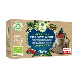 Dary Natury Zdrowe Nerki, herbatka ekologiczna, 1,5 g x 25 saszetek - zdjęcie produktu