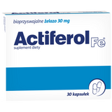Actiferol FE 30 mg, 30 kapsułek - miniaturka zdjęcia produktu